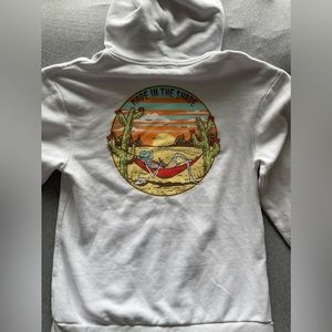 White hoodie L and medium